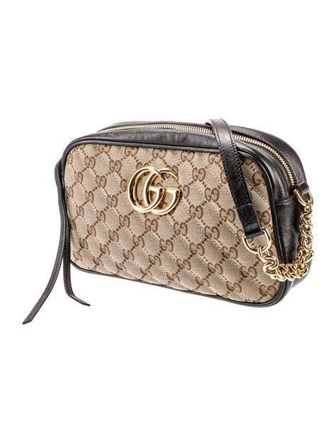 gucci marmont camera bag brown|gucci marmont camera bag insert.